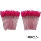 Wholesale 100PCS Mascara Spoolies Disposable Eyelash & Eyebrow Brushes for Salon, Extension & Makeup eyelash extension supplies