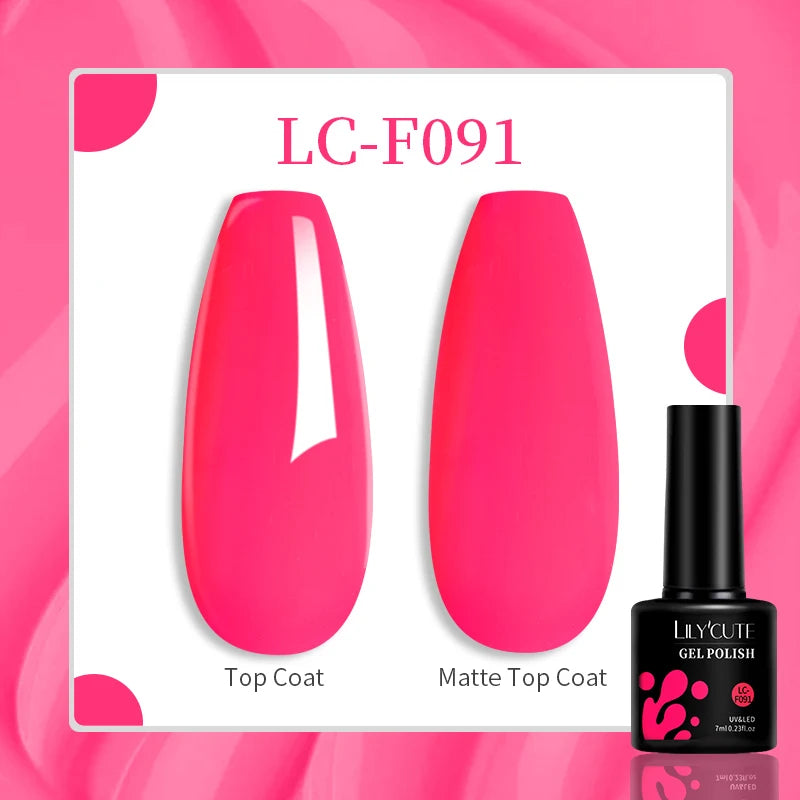 LILYCUTE 7ML Eggshell Gel Nail Polish White Black Material Semi Permanent Autumn Varnish With Any Color Gel Soak Off UV Manicure