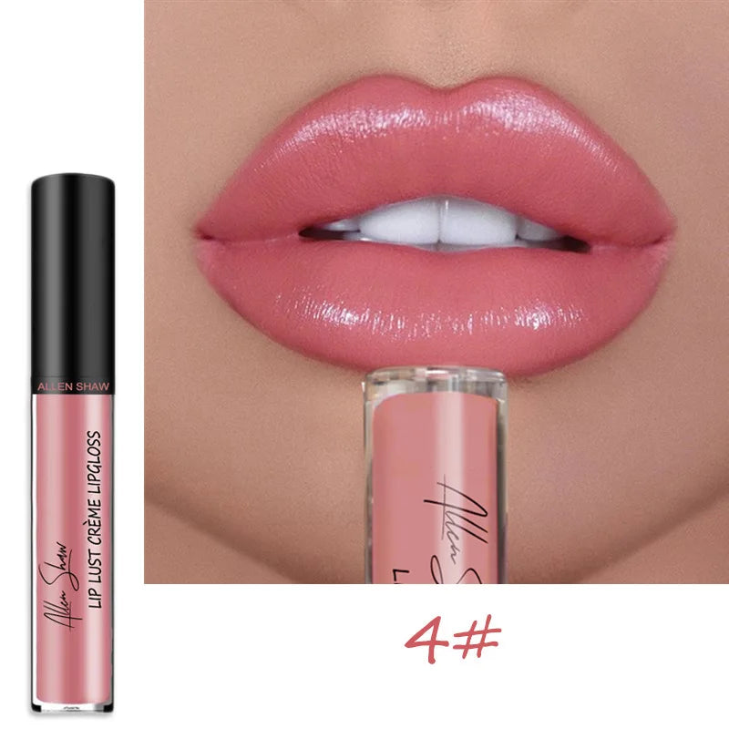 12-Color Women’s Lipstick & Lip Gloss Set – Waterproof, Long-Lasting, Moisturizing, Vivid Colorful Lip Makeup