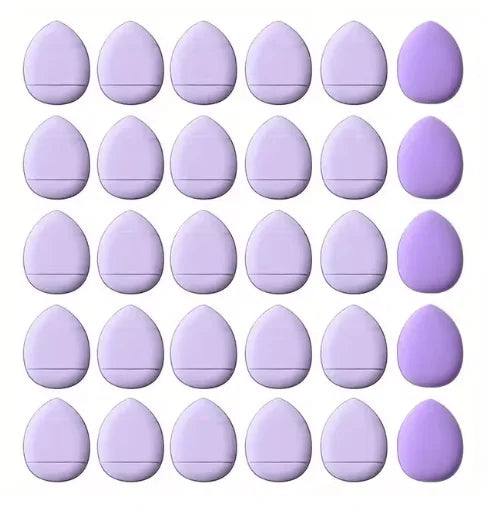 5/10Pcs Mini Finger Puff Foundation Small Air Cushion Powder Sponge Face Concealer BB Cream Cosmetic Applicator Makeup Tools