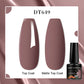 MEET ACROSS 7ml Porcelain White Cat Eye Gel Polish Holographic Glitter Magnetic Galactic Effect Gel Nail Polish Soak Off UV Gel