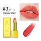 Shimmer Gold Lipstick Metallic Glitter Sexy Lipsticks Long Lasting Batom Waterproof Cosmetic Gold Brick Tube Design Gift 3.5g