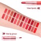 Double Ended Matte Lipstick Waterproof Nude Matte Velvet Glossy Lip Gloss Lip Balm Sexy Red Lip Tint Women Fashion Makeup Gift