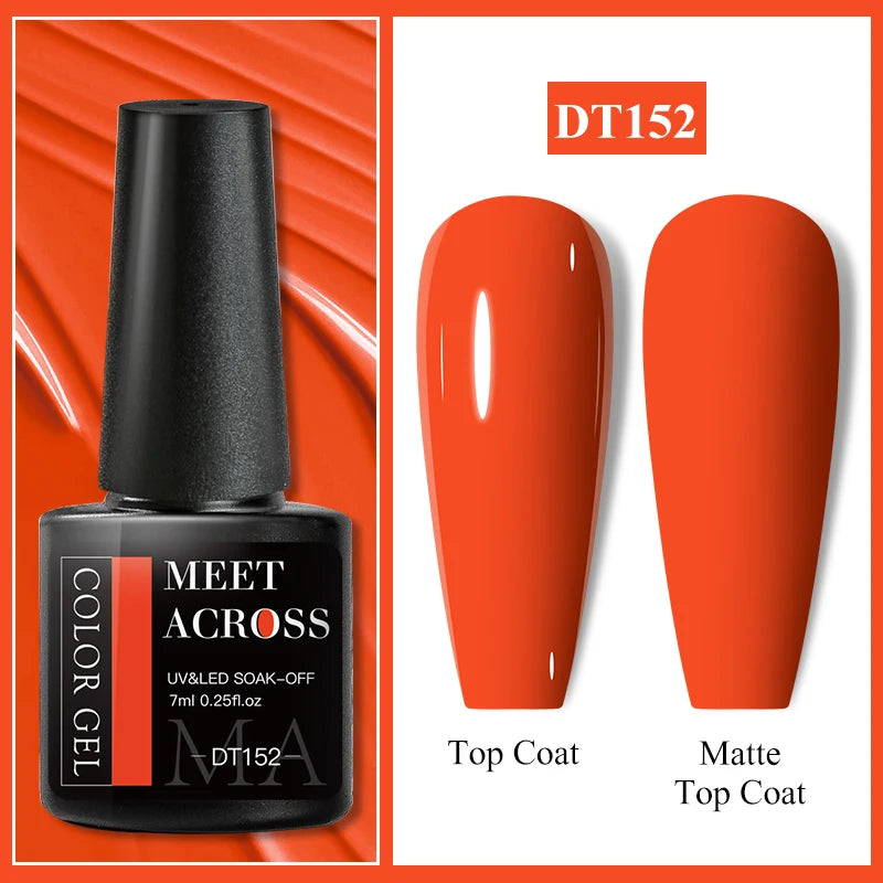 MEET ACROSS Pink Red Cat Eye Gel Nail Polish 7ml Jelly Amber Cat Magnetic Gel Nail Soak Off UV LED Semi Permanent Gel Nail Art