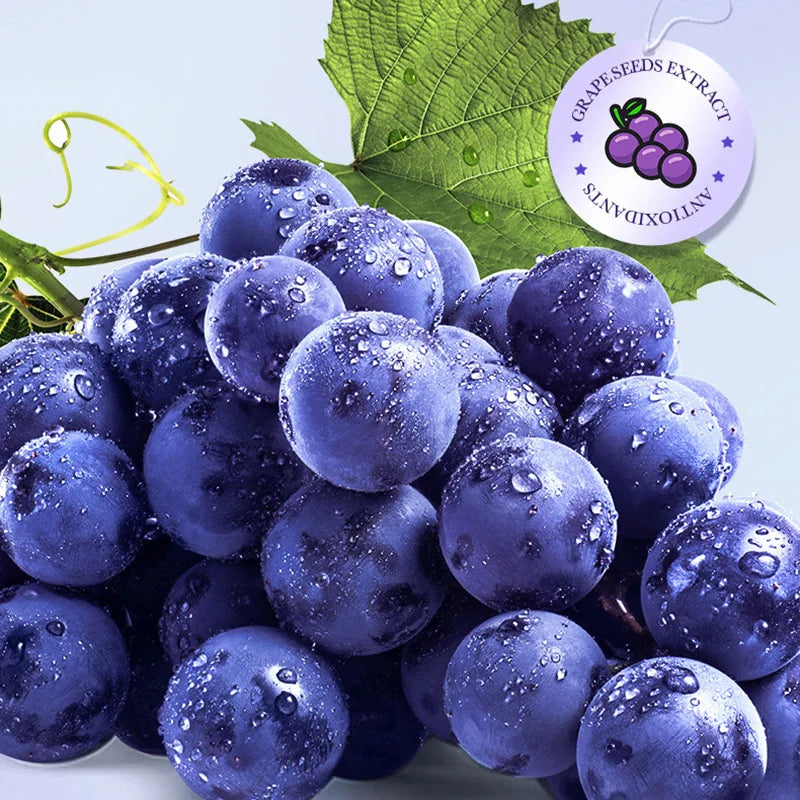 60pcs SADOER Grape Eye Mask Anti Dark Circles Removal Eyes Bags Moisturizing Firming Eye Patches Eyes Skin Care Products