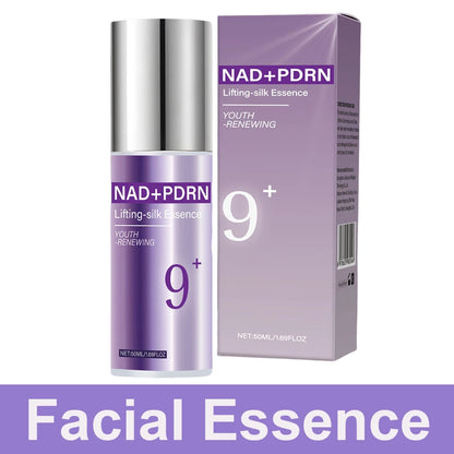 9+ NAD+ PDRN Lifting-sil Essence for Women Firming Anti-aging, Fade Fine Lines NAD+ Serum& Toner for Dull Skin 50ML