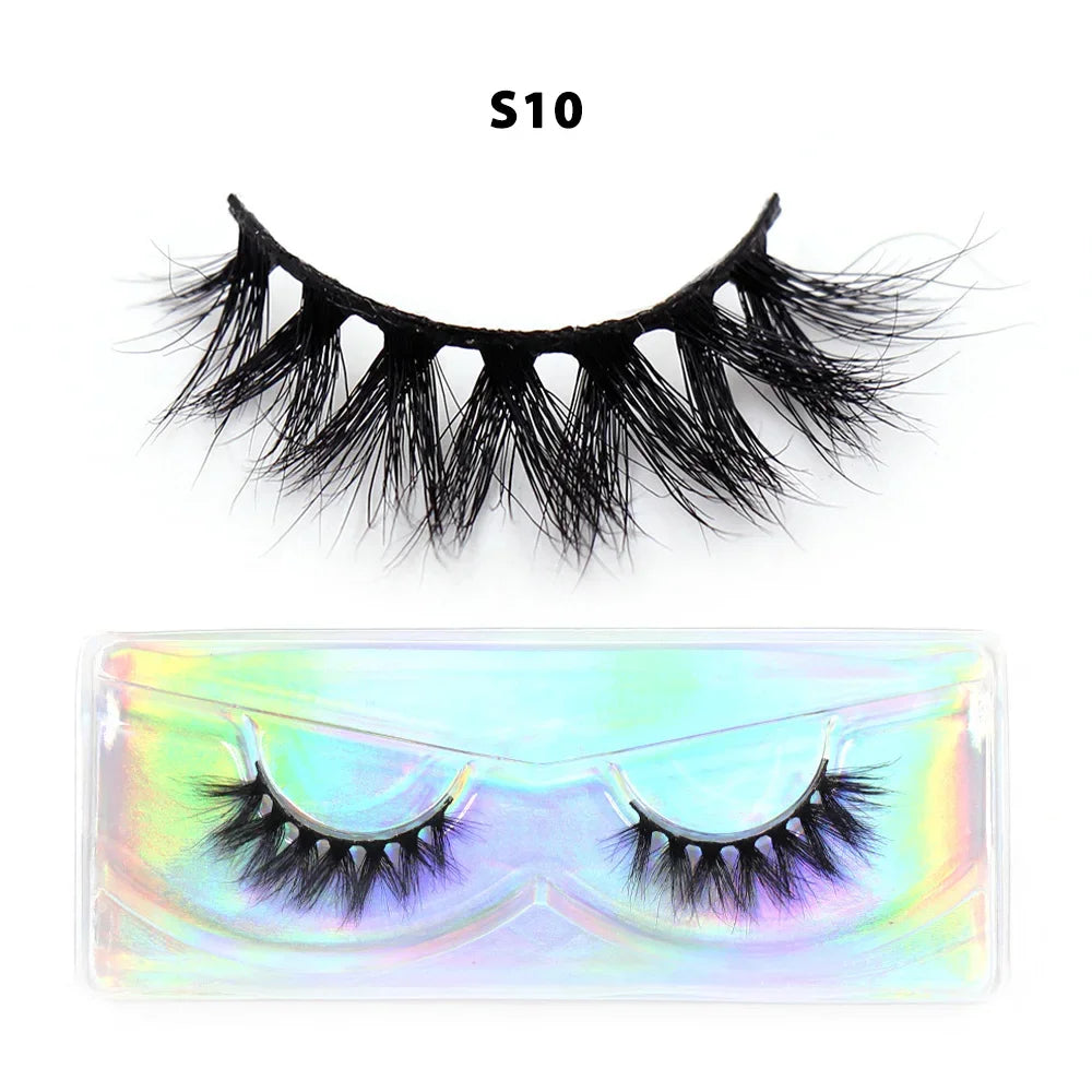 Half Eey Lashes Soft Mink Lashes Reusable Foxy Eyes False Eyelashes Natural Fluffy Makeup Tools Extension Fake Lashes Maquiagem