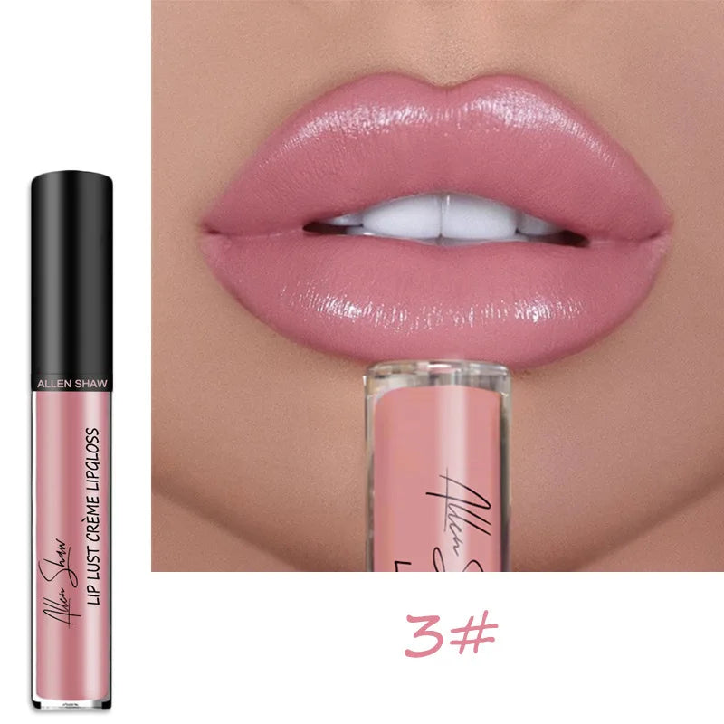 12-Color Women’s Lipstick & Lip Gloss Set – Waterproof, Long-Lasting, Moisturizing, Vivid Colorful Lip Makeup