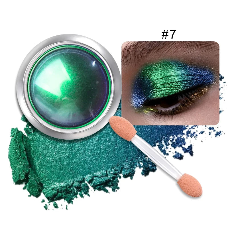 High-Pigmented MultiChrome Eyeshadow Powder MultiChrome Shifting Pigments Duochrome Chameleon Eyeshadow Infinite Chrome Powder