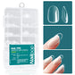 Nailpop 120pcs/box Gel X Nail Tips Medium Short Shape Almond/Square/Soft Gel Nail Tips False Nails Soak Off Easy Nail Extensions