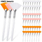 3/6/12pcs Practical Facial Brushes Fan Shape Brush Flat Head Face Mask Applicator Soft Portable Mask Brushes Cosmetic Tools