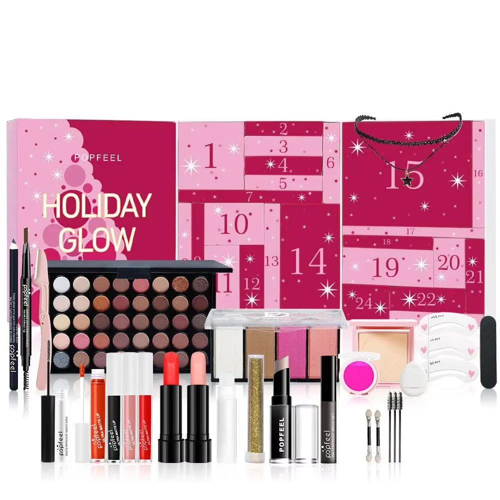 Eye Makeup Set Eye Shadow Palette Eyeliner Pencil Eye Black Eyebrow Pencil Makeup Kit Women's Holiday Blind Box Cosmetics