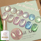 BORN PRETTY 10ml Green Cat Magnetic Gel Ultra Shine Holographic Glitter Semi Permanant Soak Off UV LED Gel Varnish For Manicure