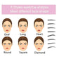 8 in1 Eyebrow Shaping Template Reusable Eyebrows Shaper Stencils Kit Grooming Card Definition Brow Makeup Tools Accessories