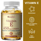 Bcuelov Vitamin E 1000 IU 450mg - for skin, hair, circulatory health, immune system support - antioxidant supplement
