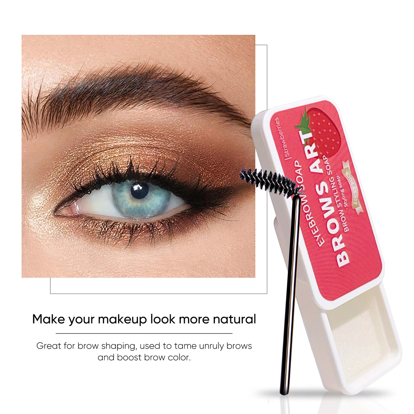 Long-Lasting Eyebrow Styling Gel with 3D Feathery Wild Brow Setting - Waterproof and Easy to Apply