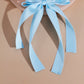 Lystrfac Fashion Fabric Ribbon Hair Bow Hairpin for Women Girls Hair clips Back Head Top Clip Female Hair Accessories