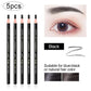 5pcs Professional Microblading Pencil Permanent Eyebrow Pencil Tattoo Waterproof Art Tint Makeup Eye Brow Pen Enhancers Cosmetic