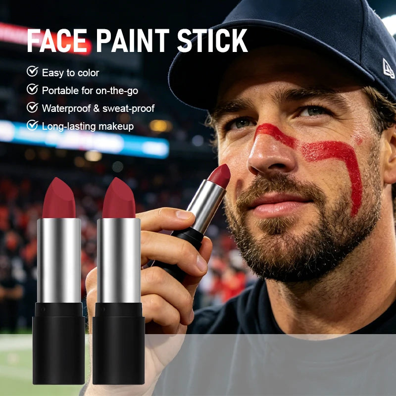 6 Color Body Paint Stick Quick Dry Non Toxic Washable Face Body Art for Kids Adults Party Makeup Theater Halloween Cosplay