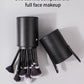 Black Makeup Brush Set Professional Super soft detail brush Blush Brush Foundation Concealer Eyeshadow Brush Women Beauty Tool