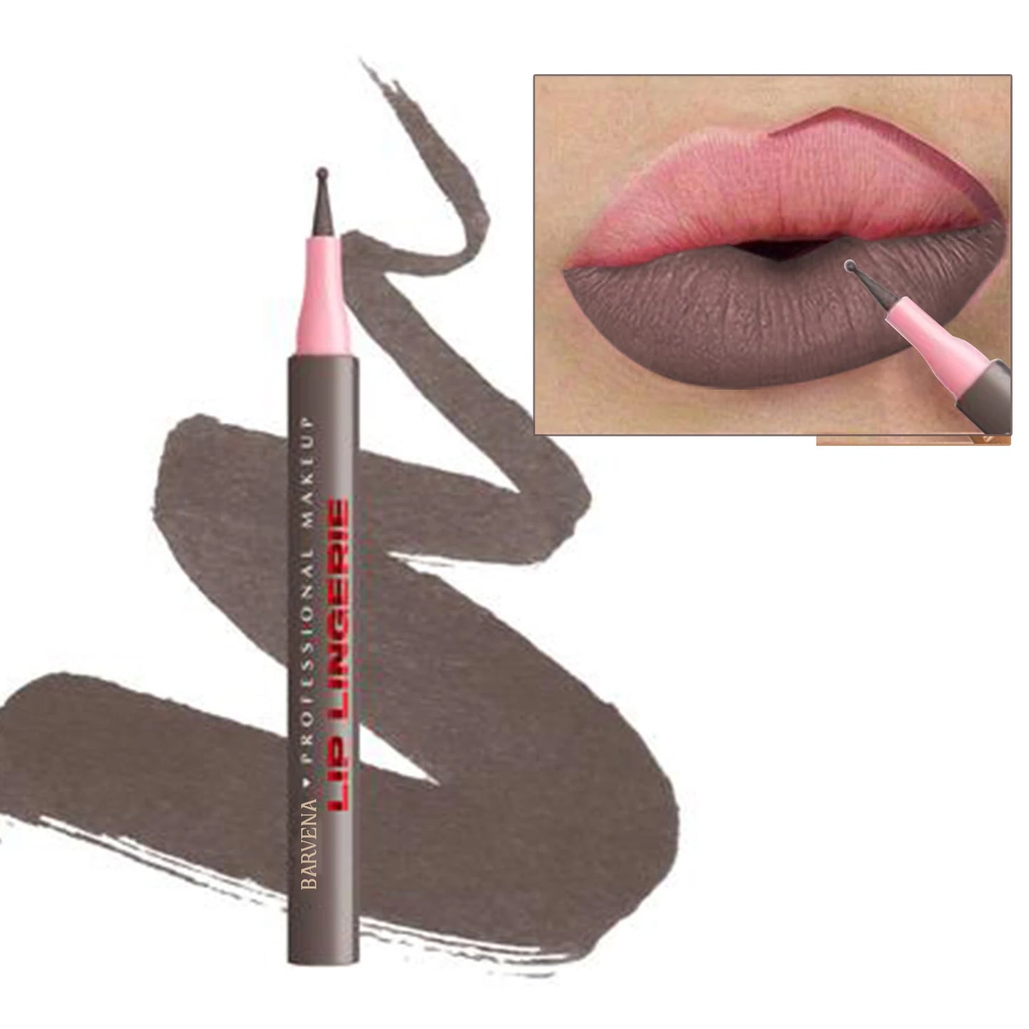 Matte 12 color lipliner, outline lip lipstick lipliner, waterproof, sweat resistant, smooth, dripping liquid lip liner