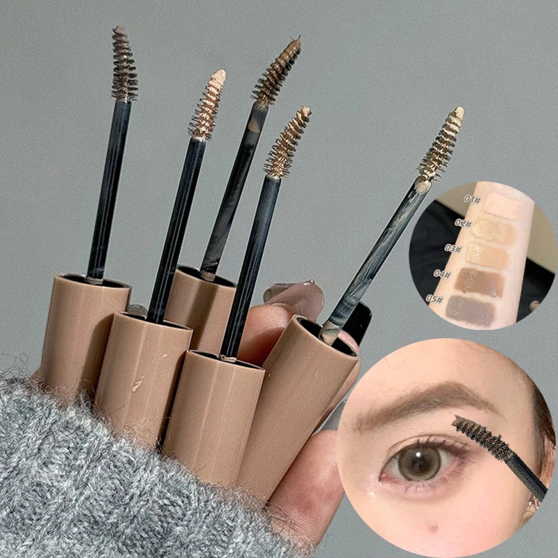 Natural Dyeing Eyebrow Cream High Pigment Long-lasting Waterproof Natural Wild Eye Brow Tint Enhancer Brow Mascara Cosmetic