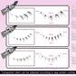 10Pairs Bottom Eyelashes Manga Lower Lashes Clear Band Wispy Small Flame Under Eye Lashes Korean Makeup Cosplay Tools