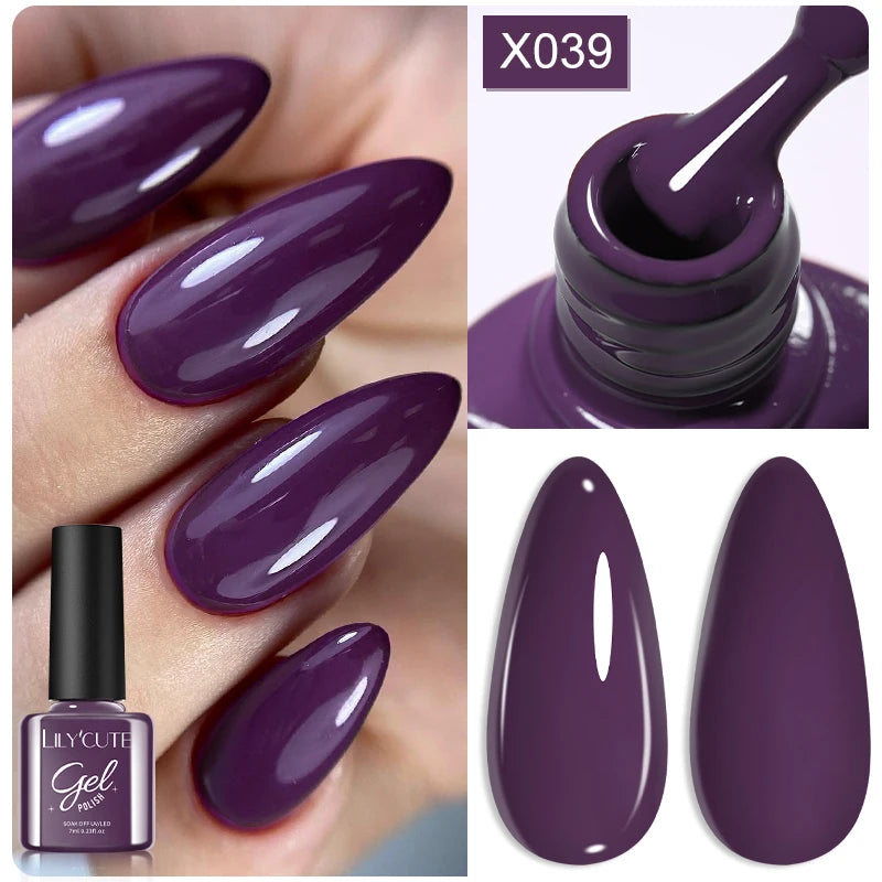 LILYCUTE 5ML Metallic Painting Liner Gel Nail Polish Super Bright Gold Silver Mirror Drawing Gel Semi Permanent Line French Nail