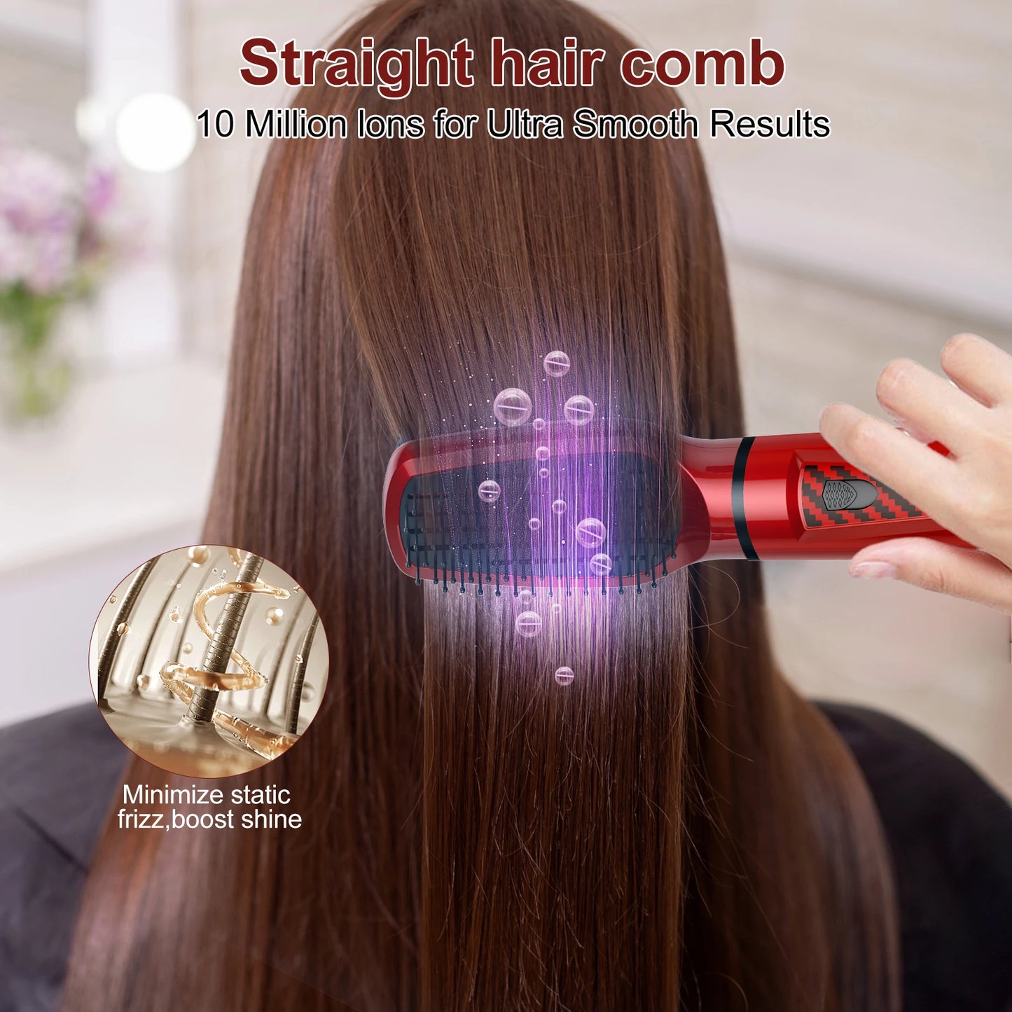 5 IN 1 Hair Dryer Multi Style With Hair Brush Curling Iron Hair Straightener Personal Care Styling Tool Electric Hair Dryer Comb