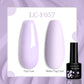 LILYCUTE 7ML Eggshell Gel Nail Polish White Black Material Semi Permanent Autumn Varnish With Any Color Gel Soak Off UV Manicure