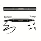 1 Pcs Black Wings Stamp Liquid Eyeliner, Easy Cat Eye Template Makeup Tool Anti-smudge, Vamp Wing, Lasting Waterproof Anti-sweat