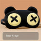 Cute Eye Mask Sleep Soothing Eye Fatigue Warm Compress Wear Comfortable Children And Students Eye Masks