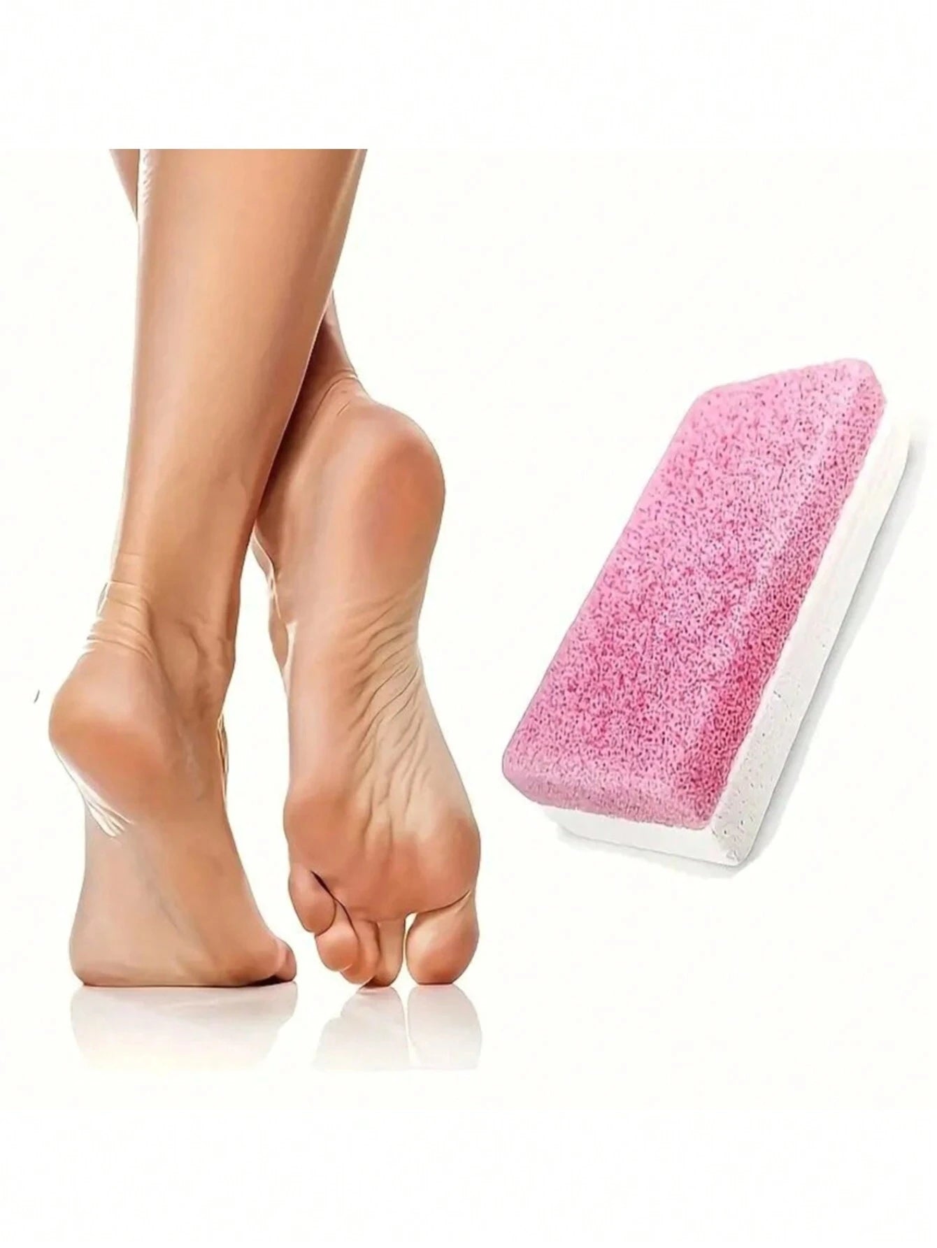1/4/6Pcs Foot Pumice Stone Exfoliating File, Callus Dead Skin Remover,Heel Brush,Salon Foot Scrub Pad,Pedicure Exfoliating Tools