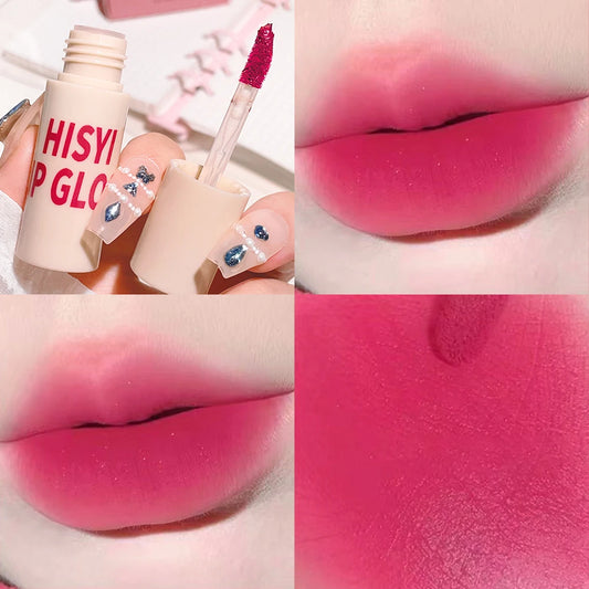 6 Colors Matte Velvet Lip Glaze, Natural Long-Lasting Highly Pigmented Lipstick, Portable Matte Finish Universal Lip Glaze Makeup