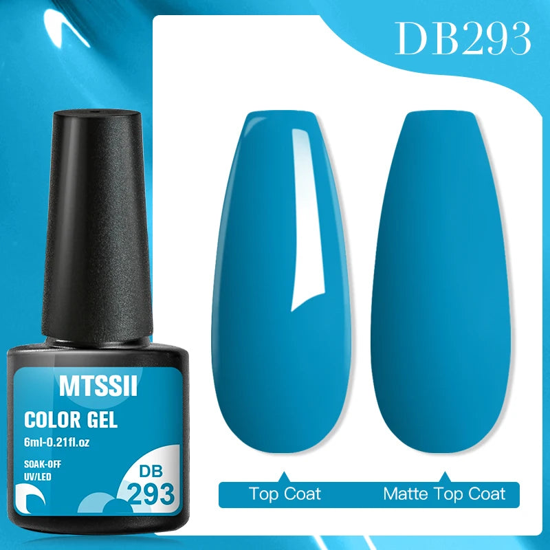 Mtssii 7ml Glitter Rubber Base Gel Polish Gold Sequins Pink White Base Gel Top Coat Soak Off UV LED Nail Art Varnish Manicure