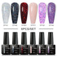 MEET ACROSS 6Pcs Gel Nail Polish Set Pink Red Green Macaron Color Manicure Kit For Nails UV Gel Nail Art Varnish Nail Supplies