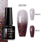 MEET ACROSS 7ml Eggshell Thermal Gel Nail Polish Temperature Changing Gradient Nail Art Varnish Winter Soak Off Gel For Nails