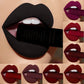 QIBEST Matte Liquid Lipstick Waterproof Lasting Velvet Lip Gloss Tint Tube Nude Pigment Red Black Purple Orange Lipsticks Makeup