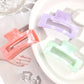 7 Pcs Big Hair Claw Clips 3.4" Non-slip Big Square Matte for Women Girls, Strong Hold Banana Clips for Thick Thin Hair