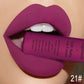 QIBEST Matte Liquid Lipstick Waterproof Lasting Velvet Lip Gloss Tint Tube Nude Pigment Red Black Purple Orange Lipsticks Makeup