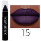 15 Colors Nude Velet Matte Lipstick Pencil Waterproof Long Lasting Red Brown Pink Lip Liner Pen Non-Stick Cup Makeup Lip Tint Pe