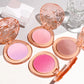 HISYI cute, pop, gradient blush, matte, delicate, daily nude makeup, brightens the color, naturally whitens students