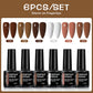 Color Block Series | Glossy Nails 0.24 oz Trendy Candy Foam Gel Semi-Permanent Nail Art Drip LED Nail Salon DIY Nail Art Gel Sea