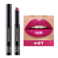 LANGMANNI 10 colors slant mouth pearlescent swivel slant mouth design lipstick single pack lipstick lasting color lip gloss