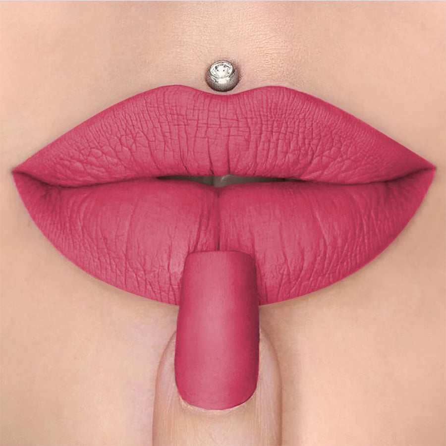 1PC 15 Colors Nude Velet Matte Lipstick Pen Waterproof Long Lasting Red Pink Lip Liner Pen Korean Makeup Lip Tint Lip Glaze