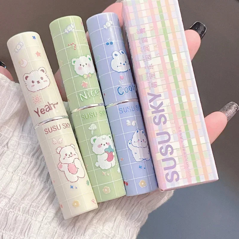 Jelly Tinted Lip Balm Makeup Moisturizing Cherry Peach Non-Stick Cup Anti-cracking Red Lipstick Repairing Lips Care Cosmetics