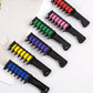 6-Piece Temporary Hair Dye Set, New Chalk Comb Temporary Washable Hair Dye, Suitable for Girls' Birthday Role-Playing DIY