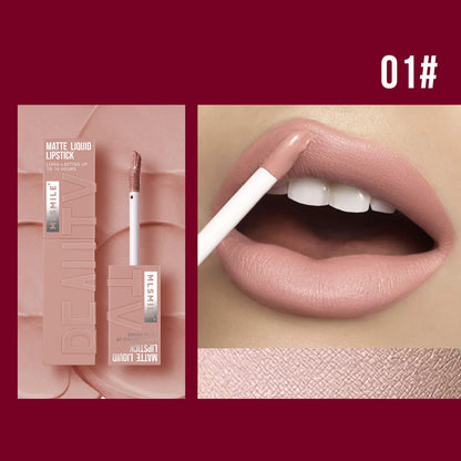 Matte Ink Liquid Lipstick – Long-Lasting Velvet Nude Lip Tint, Waterproof, Moisturizing Lip Makeup