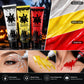 Halloween Body Paint Metallic Glitter Face Makeup Pearl Gold Red 3 Colors Costume Party Long Lasting Easy Remove Skin Safe 100g