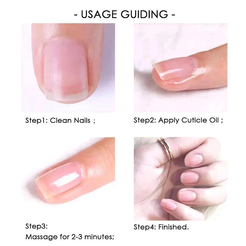 15ML Dried Flower Cuticle Nutrient Oil Nourish Repair Damaged Nails Nail Care Oil Treatment  Moisturizes Strengthen Bright Nails